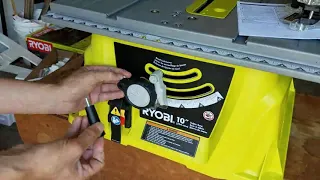 Ryobi Table Saw Unboxing & Assembly