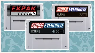 Super Everdrive X6 vs X5 vs FXPak Pro - Eine Übersicht der SNES Flashmodule