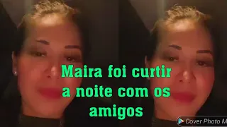 Maira cardi: Arthur na sofrência e Maira dando um gelo nele foi curtir a noite sem aliança