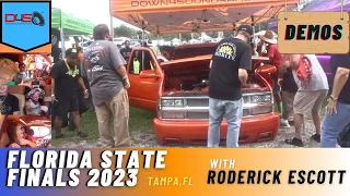 RODERICK ESCOTT STILL CAVING EAR DRUMS AT FLORIDA STATE FINALS