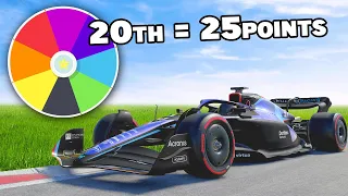 F1 22 But the Points System Changes Every Race