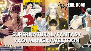 Top 10 Supernatural/Fantasy Yaoi Manga/Webtoon To Read Only For you