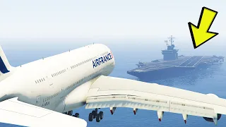 A380 Pilot Had To Land On An Aircraft Carrier [XP11]