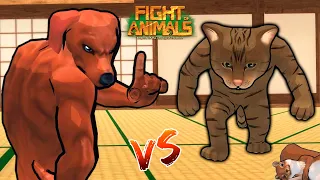 НЕ СПЕШИ! Битва СОБАК против КОШЕК в Игре Fight of Animals от Cool GAMES