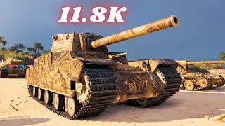 Type 5 Heavy  11.8K Damage & 11.6K Blocked World of Tanks Replays