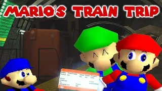 super mario 64 bloopers: Mario's Train Trip