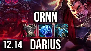 ORNN vs DARIUS (TOP) | 7/1/11, 69% winrate, Dominating | EUW Diamond | 12.14