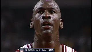 Final NBA 91/92 (1º Partido) Chicago Bulls vs Portland Trail Blazers