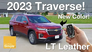 2023 Chevy Traverse LT Leather | Full Tour + Changes for 2023!