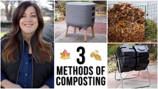 3 Methods of Composting 🍁🍂🌿 // Garden Answer