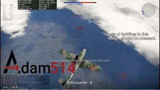 War Thunder Bf109G10 9 Kills | Defeating Allies At High BRs