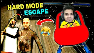 *HARD MODE* ME HELICOPTER CHURA LIYA 😂 IN GRANNY CHAPTER 2 HELICOPTER ESCAPE | STUBBY BOY