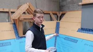 Pro Clima Tescon Vana Quick Introduction and How to Use on Natural Wood Fibre Insulation