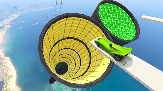 Green Vs Yellow  - Which One is Faster - Transform Race GTA 5