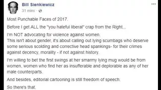 SJW Marvel Artist Bill Sienkewicz Proudly Shares His Intricate Fantasy About Punching A Woman