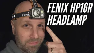 Fenix HP16R Headlamp: 1,700 Lumens with Spotlight, Flood, Red Outputs + USB-C Rechargeable