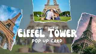Pop Up Card - Eiffel Tower Pop UP Card - Cricut - DIY
