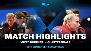 Yuan Wan / Cedric Meissner vs Adina Diaconu / Cristian Pletea | XD | WTT Contender Almaty 2022 (QF)