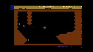 Chambers of Zorp (Atari 8-bit). NTSC. Score: 17 600. Chamber: 3.