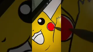 ESTO ES SATISFACTORIO! 🤯 Pintando a #Pikachu #Shorts #asmr #pokemon