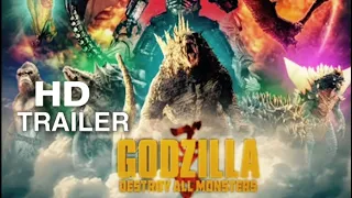 Godzilla destroy all monsters official stop motion trailer