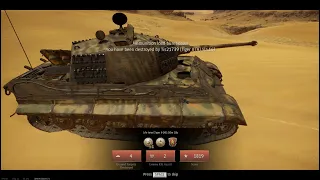 German Tiger II(H)  (heavy tank) : War Thunder action highlights