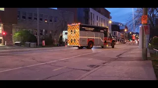 montreal fire trucks driving but not responding april 15 to may 4th