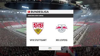 FIFA 22 | Stuttgart vs RB Leipzig - Mercedes-Benz Arena | 07/08/2022/ | Gameplay