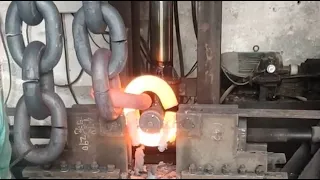 Factory real shots of the manufacture of aircraft carrier chains!