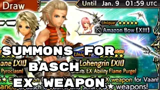 Summons for Basch - DFFOO -  Dissidia Final Fantasy: Opera Omnia