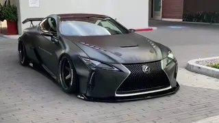 sick looking Liberty walk Lexus LC500 | Ultimate Liberty walk WideBody kit on Lexus LC500