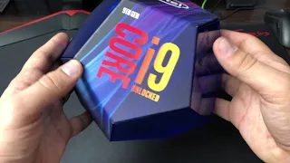 Intel Core i9 9900K Unboxing | Распаковака