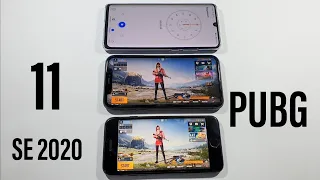 Iphone 11 vs Iphone SE 2020 Pubg 60fps Comparison