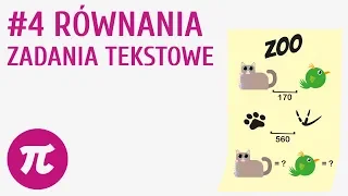 Równania - zadania tekstowe #4 [ Równania - zadania ]