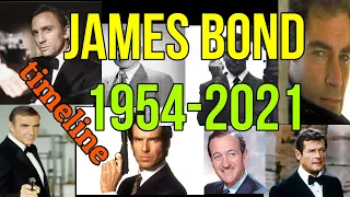 James Bond: 1954-2021 timeline & profiles