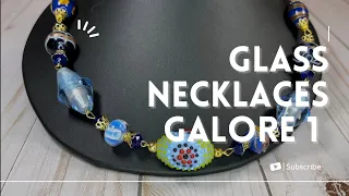 Unboxing vintage glass necklaces! Jewelry Sale