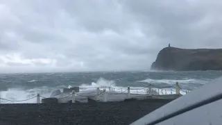 Storm port Erin Isle of Man