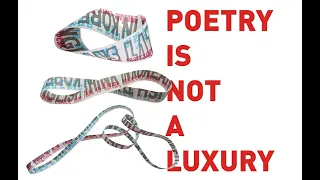 Poetry is Not a Luxury - Audre Lorde