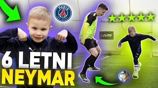 6 LETNI NEYMAR vs 20 LETNI GRIEZMANN 🔥 - WYZWANIA PIŁKARSKIE |  MARCEL PESZKO i QESEK