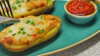 Фаршированный картофель для сытного и вкусного ужина