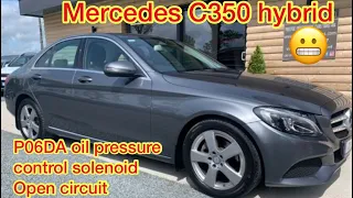 Mercedes P06DA oil pressure control solenoid fault (part 2 the fix)