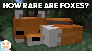 HOW RARE ARE FOXES? - Minecraft 1.14 Mob