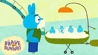 Bunny bath! | Brave Bunnies Official 🐰 | Cartoons for Kids