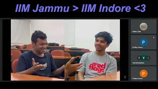 Reacting to IPM Talks ( Left IIM Indore for IIM Jammu Video) #jipmat #iimindore