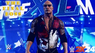 The Final Boss (The Rock) Updated Attire ,Updated Tattoos & Updated Entrance || WWE 2K24 Pc