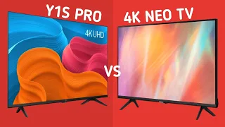 OnePlus TV Y1s Pro vs Samsung Crystal 4K Neo TV | 4K TV under ₹ 35000