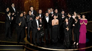 Dark comedy 'Parasite' makes history by winning Best Picture Oscar