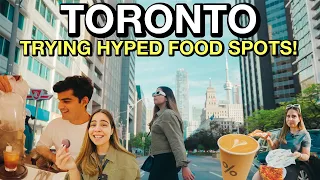 Trying New Spots In Downtown Toronto| MOST HYPED RESTAURANTS 2023