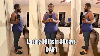 Lose 30 lbs in 30 Days Challenge, Day 1