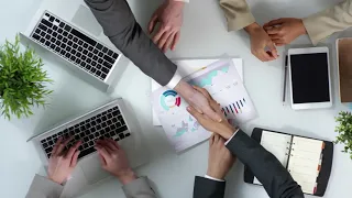 Office Stock Footage Free   Business Meeting Background Video